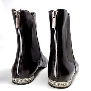 MODERN VICE Chelsea Elastic Crystal Ankle Bootie